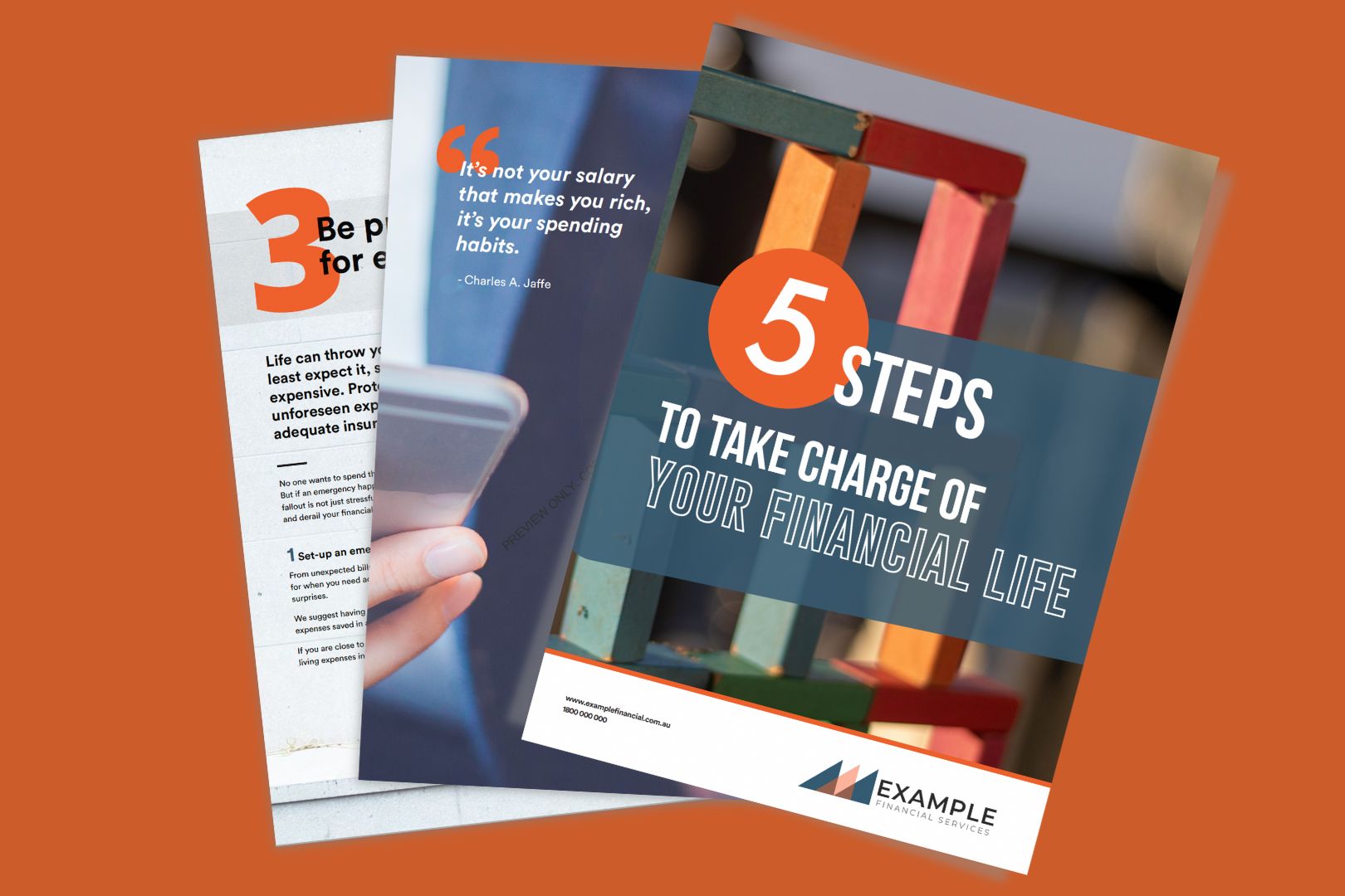 5 steps to take charge of your financial life lead magnet cover